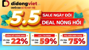 Nhiều sản phẩm công nghệ giảm còn 55 ngàn đồng dịp 5/5