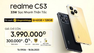 realme C53 đạt 6.500 đơn đặt hàng chỉ sau 72 giờ mở bán