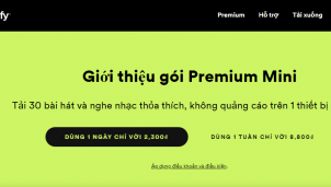 Spotify tung gói Premium Mini: Nghe nhạc theo cách của bạn