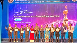 Trao Giải thưởng Khoa học công nghệ Quả cầu vàng năm 2022 Trao Giải thưởng Khoa học công nghệ Quả cầu vàng năm 2022