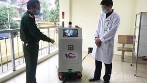 Việt Nam nghiên cứu, chế tạo thành công hệ thống robot chống dịch Covid-19 Việt Nam nghiên cứu, chế tạo thành công hệ thống robot chống dịch Covid-19