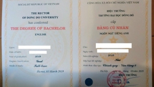 Xử lý các trường hợp người học dùng văn bằng 2 ngôn ngữ Anh của đại học Đông Đô