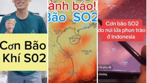 Bão SO2 tấn công vào Việt Nam là không có căn cứ