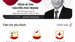 Bộ Công an cập nhật tính năng mới giúp người dân gửi lời chia buồn, tri ân Tổng Bí thư Nguyễn Phú Trọng trên VNeID