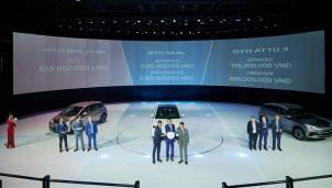 BYD chính thức ra mắt 3 mẫu xe tại thị trường Việt Nam