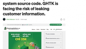Hacker rao bán mã nguồn hệ thống Giao hàng Tiết kiệm