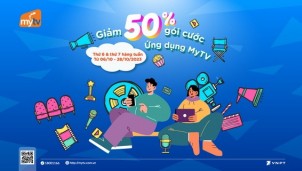 MyTV giảm 50% gói cước trong tháng 10