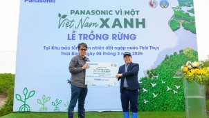 Panasonic trồng thêm 10.000 cây xanh tại tỉnh Thái Bình