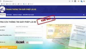 Phát hiện 3 website giả mạo trang thông tin điện tử Giấy phép lái xe Phát hiện 3 website giả mạo trang thông tin điện tử Giấy phép lái xe