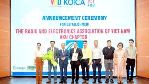Thành lập chi hội Vô tuyến - Điện tử Trường Đại học công nghệ thông tin và truyền thông Việt Hàn
