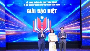 Trao Giải báo chí toàn quốc ‘Vì sự nghiệp giáo dục Việt Nam’ năm 2024