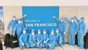 Vietnam Airlines thực hiện chuyến bay thứ 3 đón công dân trở về từ Mỹ Vietnam Airlines thực hiện chuyến bay thứ 3 đón công dân trở về từ Mỹ