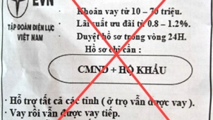 EVN bác thông tin cho vay tín chấp