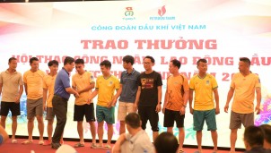 PV GAS đạt giải Nhất Hội thao Công nhân lao động ngành Dầu khí khu vực Thái Bình PV GAS đạt giải Nhất Hội thao Công nhân lao động ngành Dầu khí khu vực Thái Bình