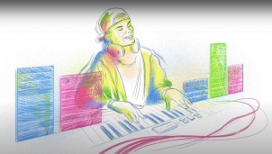 Google Doodle kỷ niệm sinh nhật thứ 32 của Tim Bergling - Avicii