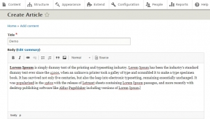 Tạo Content với Drupal 8