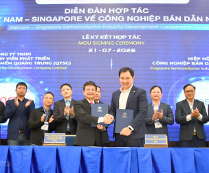 Đẩy mạnh hợp tác Việt Nam - Singapore trong lĩnh vực công nghiệp bán dẫn
