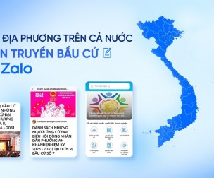 Nhiều địa phương đẩy mạnh thông tin tuyên truyền bầu cử trên nền tảng Zalo