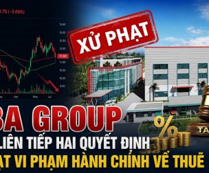 Siba Group nhận liên tiếp hai quyết định xử phạt vi phạm hành chính về thuế