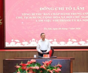 Tổng Bí thư, Chủ tịch nước Tô Lâm: Hà Nội phải đi đầu phát triển kinh tế dựa trên tri thức và dữ liệu