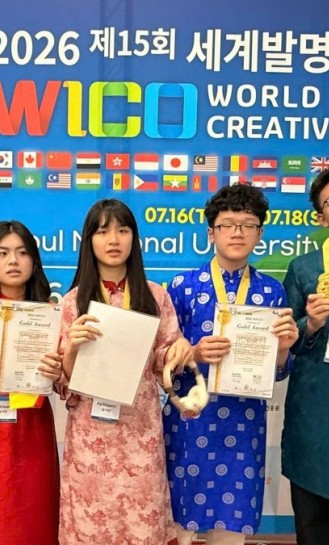 Học sinh Việt Nam giành Huy chương Vàng WICO 2026 tại Hàn Quốc