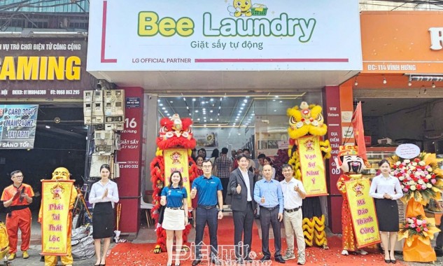 Bee Laundry, cửa hàng giặt sấy thông minh của LG chính thức mở tại Hà Nội