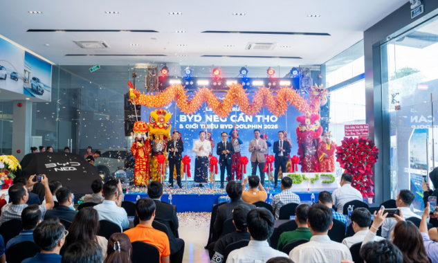 BYD khai trương showroom chuẩn 4S tại Cần Thơ, tăng cường hiện diện tại khu vực Tây Nam Bộ