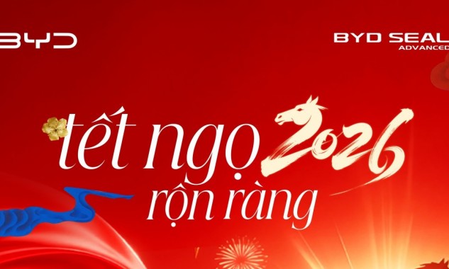 Chào xuân 2026, BYD Việt Nam triển khai ưu đãi ‘Tết Ngọ Rộn Ràng - Ưu Đãi Ngập Tràn’