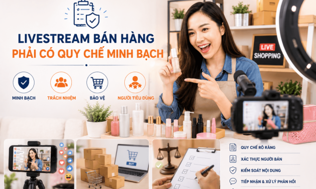 Chính phủ siết quản lý livestream bán hàng trên nền tảng thương mại điện tử