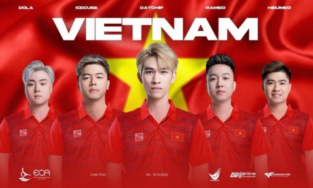 Chốt danh sách đội tuyển Đột kích Việt Nam tham gia Giải đấu Esports Championship Asia 2025