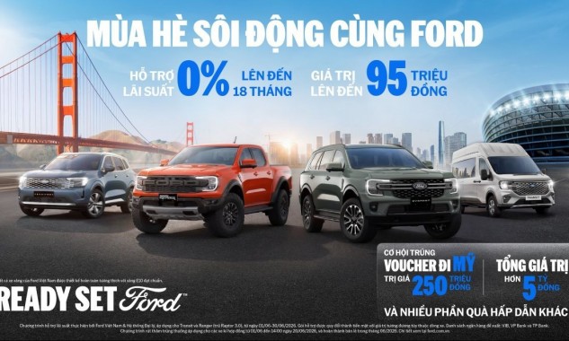 Ford Việt Nam chính thức triển khai chương trình 'Mùa hè sôi động cùng Ford'
