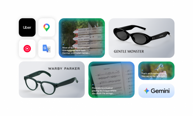 Google giới thiệu kính thông minh tích hợp AI Gemini đa dụng