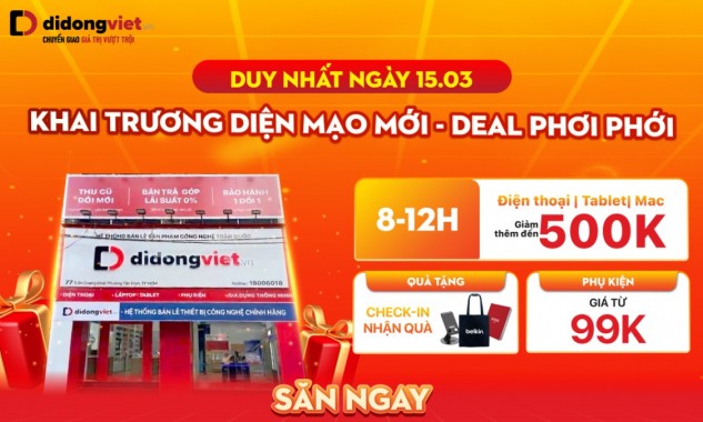 'Khai trương diện mạo mới - Deal phơi phới'