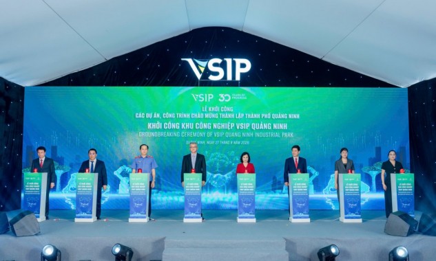 Khởi công Khu công nghiệp VSIP Quảng Ninh rộng hơn 448 ha