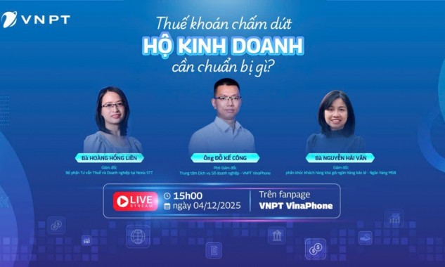 NÓNG: Đối thoại cùng chuyên gia về Thuế dành cho hộ kinh doanh