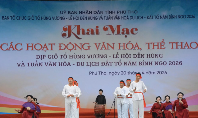 Phú Thọ khai mạc chuỗi hoạt động văn hoá, thể thao dịp Giỗ Tổ Hùng Vương