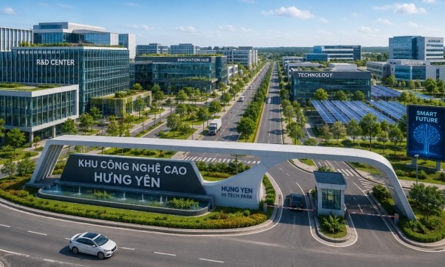 Thành lập Khu Công nghệ cao tỉnh Hưng Yên rộng 496,1 ha