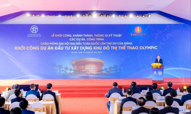 Thủ tướng Phạm Minh Chính dự khởi công dự án khu đô thị thể thao Olympic, Hà Nội