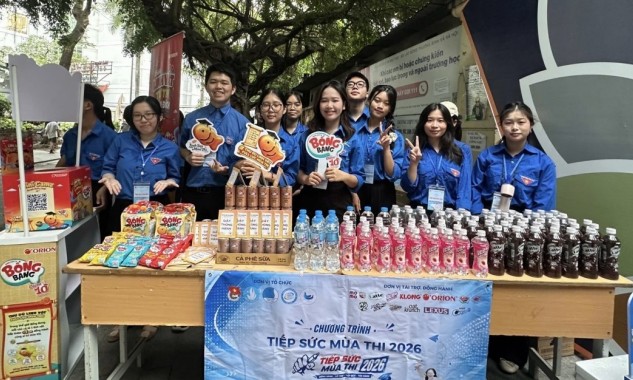 Tiếp sức mùa thi 2026: Huy động gần 5 tỷ đồng hỗ trợ thí sinh tại 750 điểm thi trên cả nước