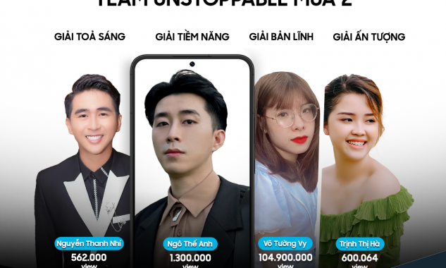 Những người chiến thắng cuộc thi #TeamUnstoppable2022 tại Việt Nam Những người chiến thắng cuộc thi #TeamUnstoppable2022 tại Việt Nam