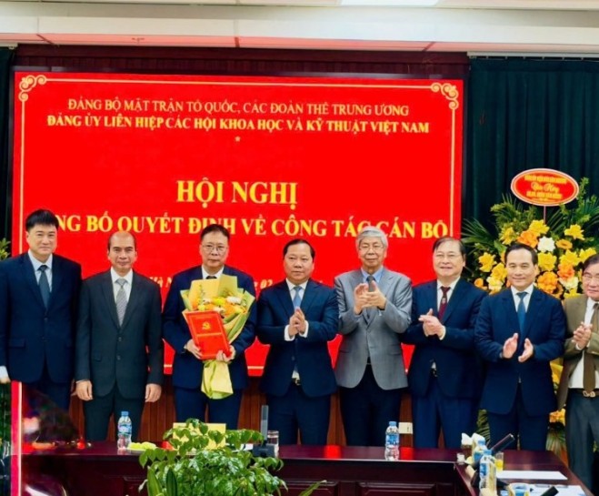 Giáo sư, Viện sĩ Châu Văn Minh làm Bí thư Đảng ủy Liên hiệp các Hội Khoa học - Kỹ thuật Việt Nam