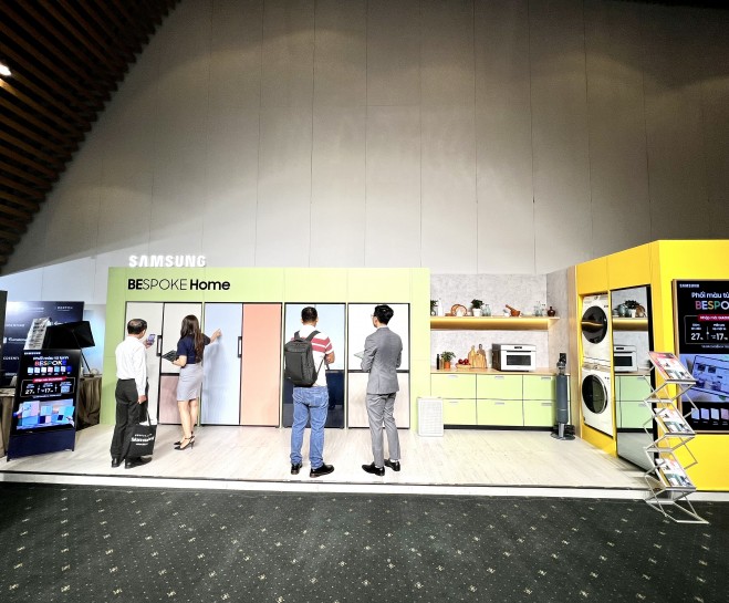 Samsung trưng bày BST tủ lạnh Bespoke mới tại triển lãm VMARK DESIGN EXHIBITION 2022 Samsung trưng bày BST tủ lạnh Bespoke mới tại triển lãm VMARK DESIGN EXHIBITION 2022