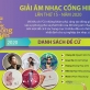 Giải Âm nhạc Cống hiến 2020 sẽ bầu chọn online thay vì trực tiếp