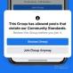 Facebook bổ sung tính năng cảnh báo khi tham gia nhóm vi phạm quy tắc Facebook bổ sung tính năng cảnh báo khi tham gia nhóm vi phạm quy tắc