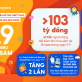 103 tỷ đồng là số tiền mà người tiêu dùng đã tiết kiệm được trong ngày 9.9