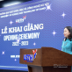 Phó Chủ tịch nước Võ Thị Ánh Xuân dự khai giảng tại trường ĐH Khoa học và Công nghệ Hà Nội