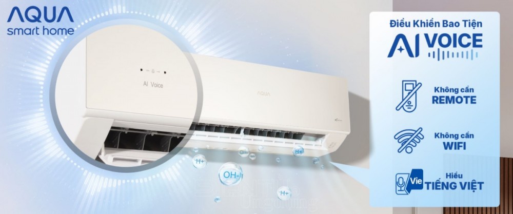 AQUA ra mắt dòng điều hoà tích hợp AI VOICE bằng tiếng Việt