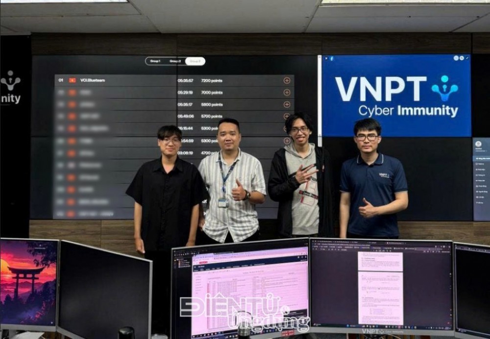 VNPT lọt TOP 3 tại giải Vô địch an ninh mạng thế giới