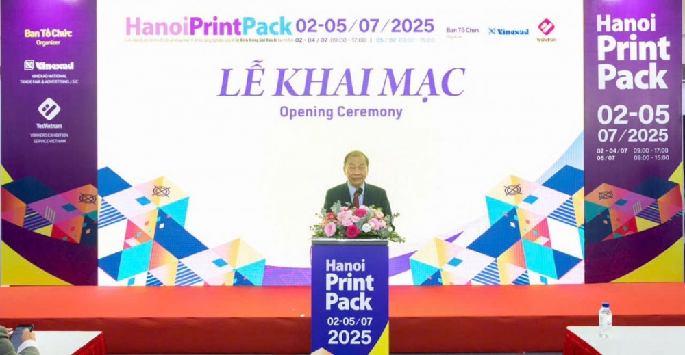 HanoiPrintPack 2025 giới thiệu công nghệ in ấn và đóng gói thông minh tại Hà Nội