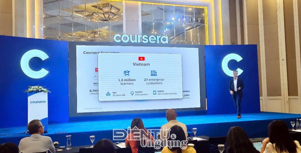 Nền tảng giáo dục trực tuyến Coursera công bố mang đến 3.000 khóa học có phụ đề tiếng Việt, phục vụ 1,8 triệu người học tại Việt Nam.